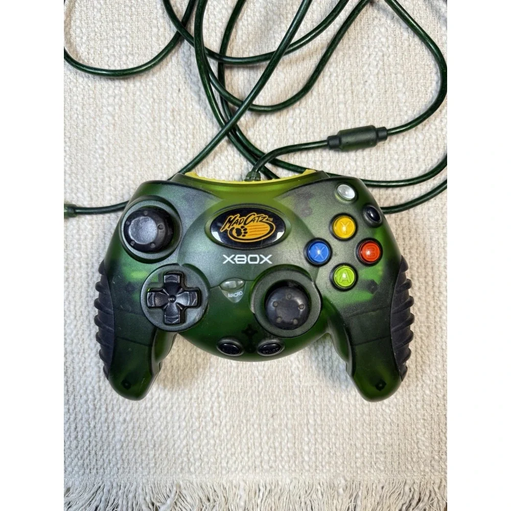 MadCatz Original Xbox Pad Pro Controller 4526 Translucent Green Wired Work‎ 2001